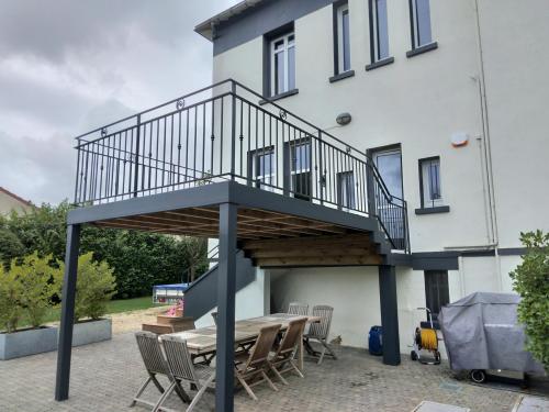 terrasse sur pilotis